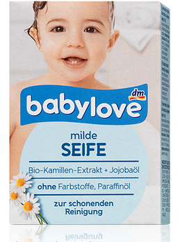 Дитяче мило Babylove з екстрактом ромашки 100 г.