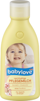 Молочко для тіла Babylove Reichhaltige Pflegemilk 250 ml.