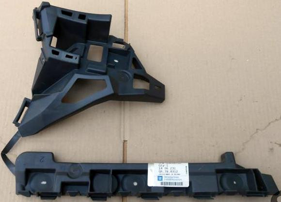 Напрямна заднього бампера ліва GM 1406231 13266752 13266753 OPEL ASTRA-J ESTATE 35 (універсал)