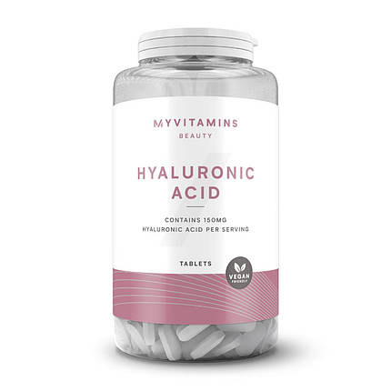 Гіалуронова кислота MyProtein Myvitamins Hyaluronic Acid 150 мг 60 таб., фото 1