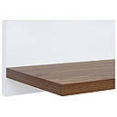 Полиця навісна у вітальню з ДСП POL135 Тата Gerbor Нiмфеа альба/Горіх верона, фото 6