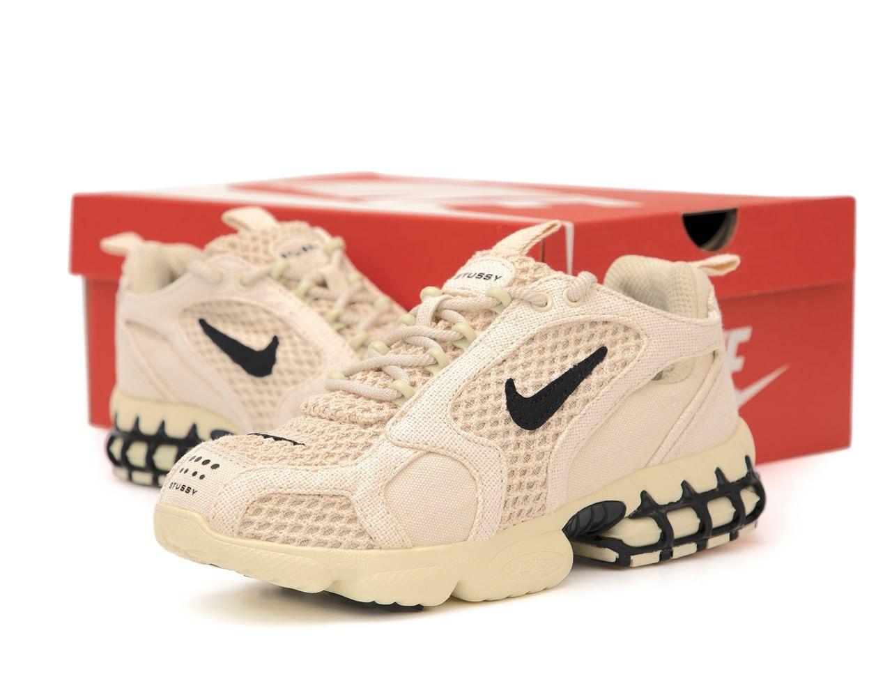 Жіночі бежеві Кросівки Nike Stüssy Air Zoom