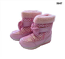 Зимові чоботи (дутики) для дівчинки. р. 33, 34, 35, 36, 37