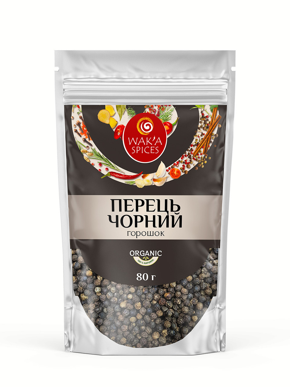 Перець чорний горошок TM WAK`A, В'єтнам, 80г