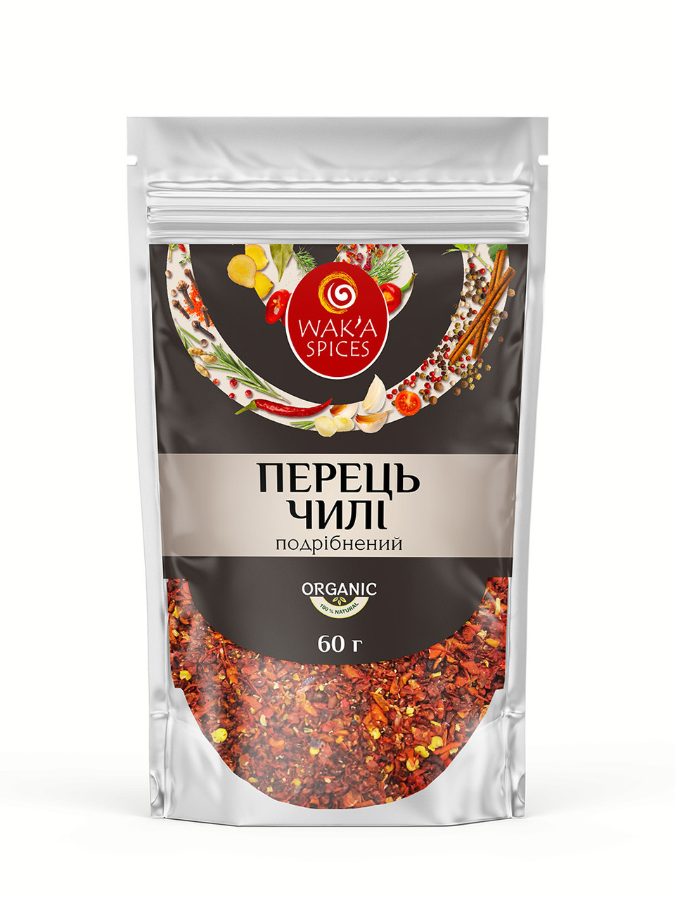 Перець Чилі Подрібнений TM WAK`A, Узбекистан, 60г
