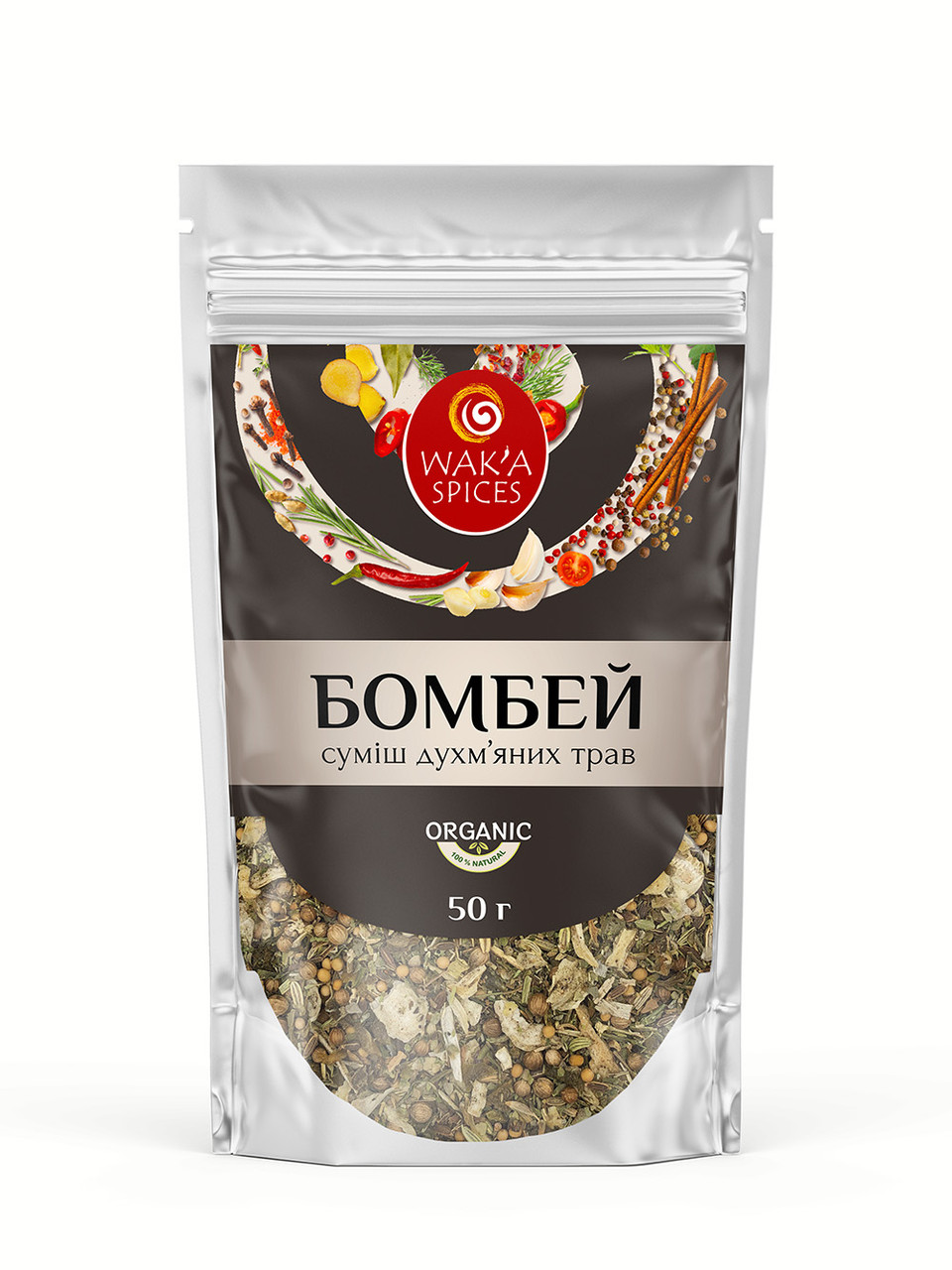 Суміш духм'яних трав "Бомбей" TM WAKA, 50г