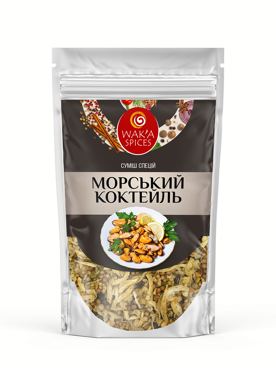 Суміш спецій "Морський коктейль" TM WAKA, 60г