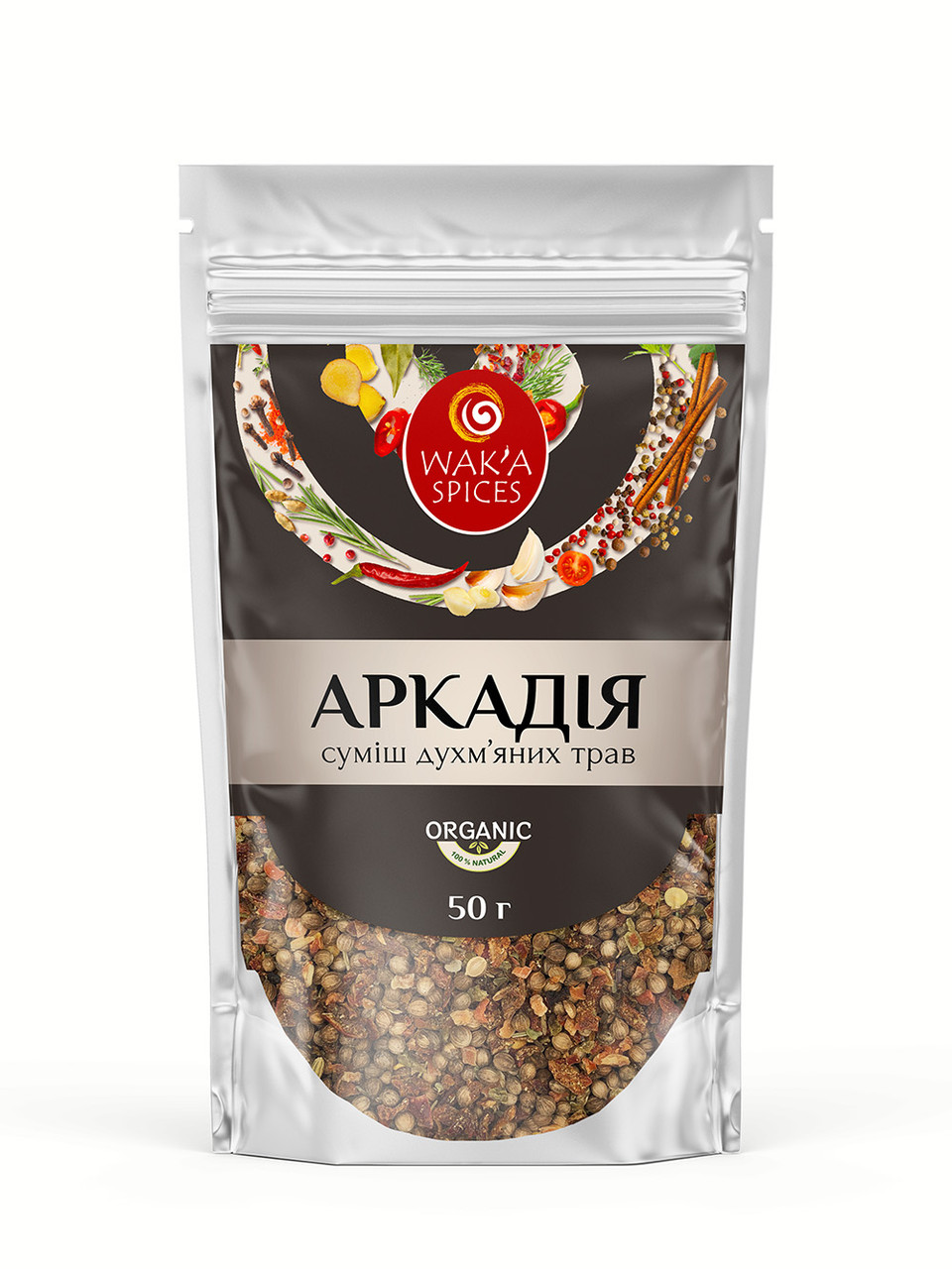 Суміш духм'яних трав "Аркадія" TM WAKA, 50г