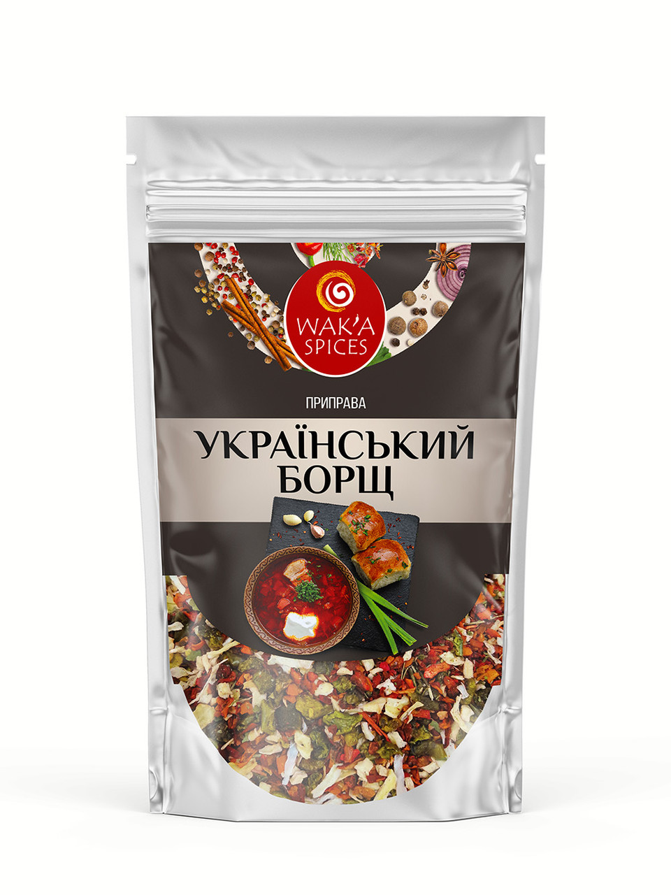 Приправа "Український борщ" ТМ WAK'A, 60г