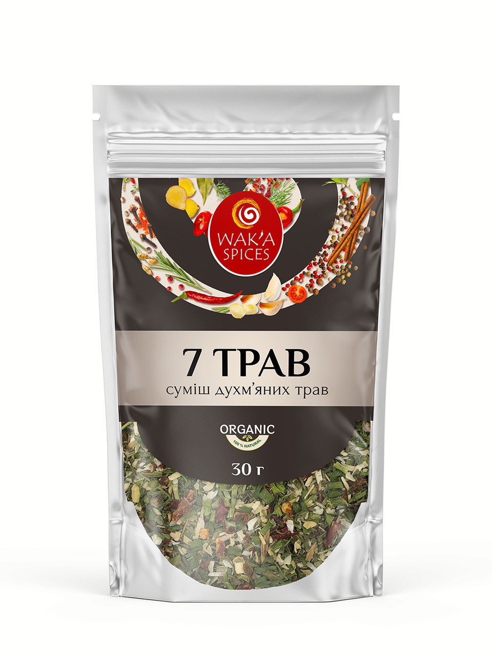 Суміш духм'яних трав "7 трав" TM WAKA, 30г