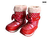 Зимові чоботи (дутики) для дівчинки. р. 34, 36, 37, фото 2