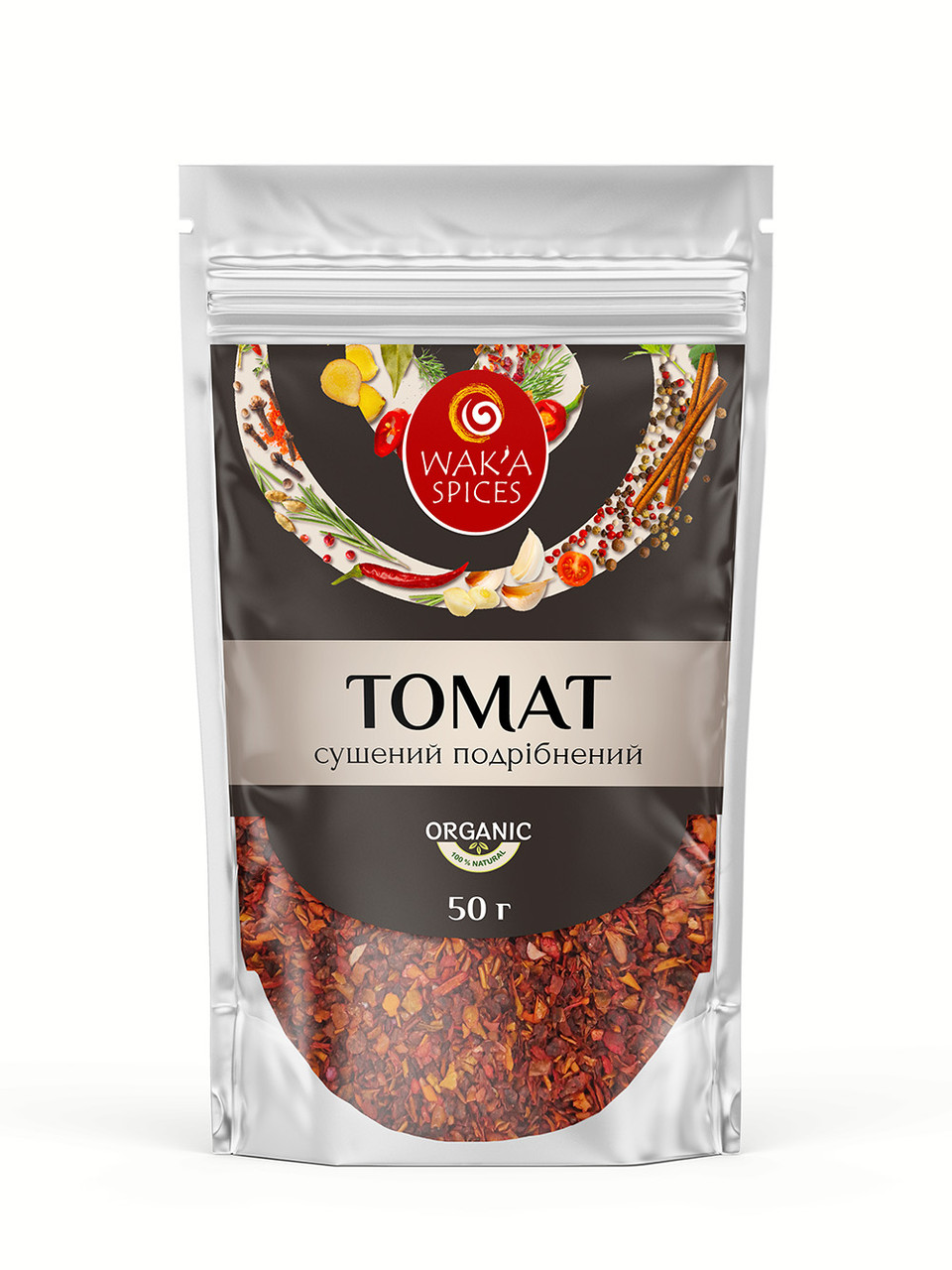 Томат сушений подрібнений TM WAK`A, 50г