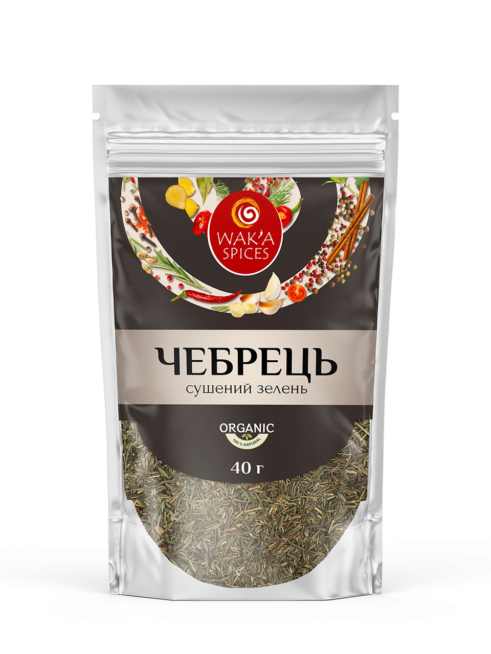 Чебрець сушений зелень TM WAK`A, 40г