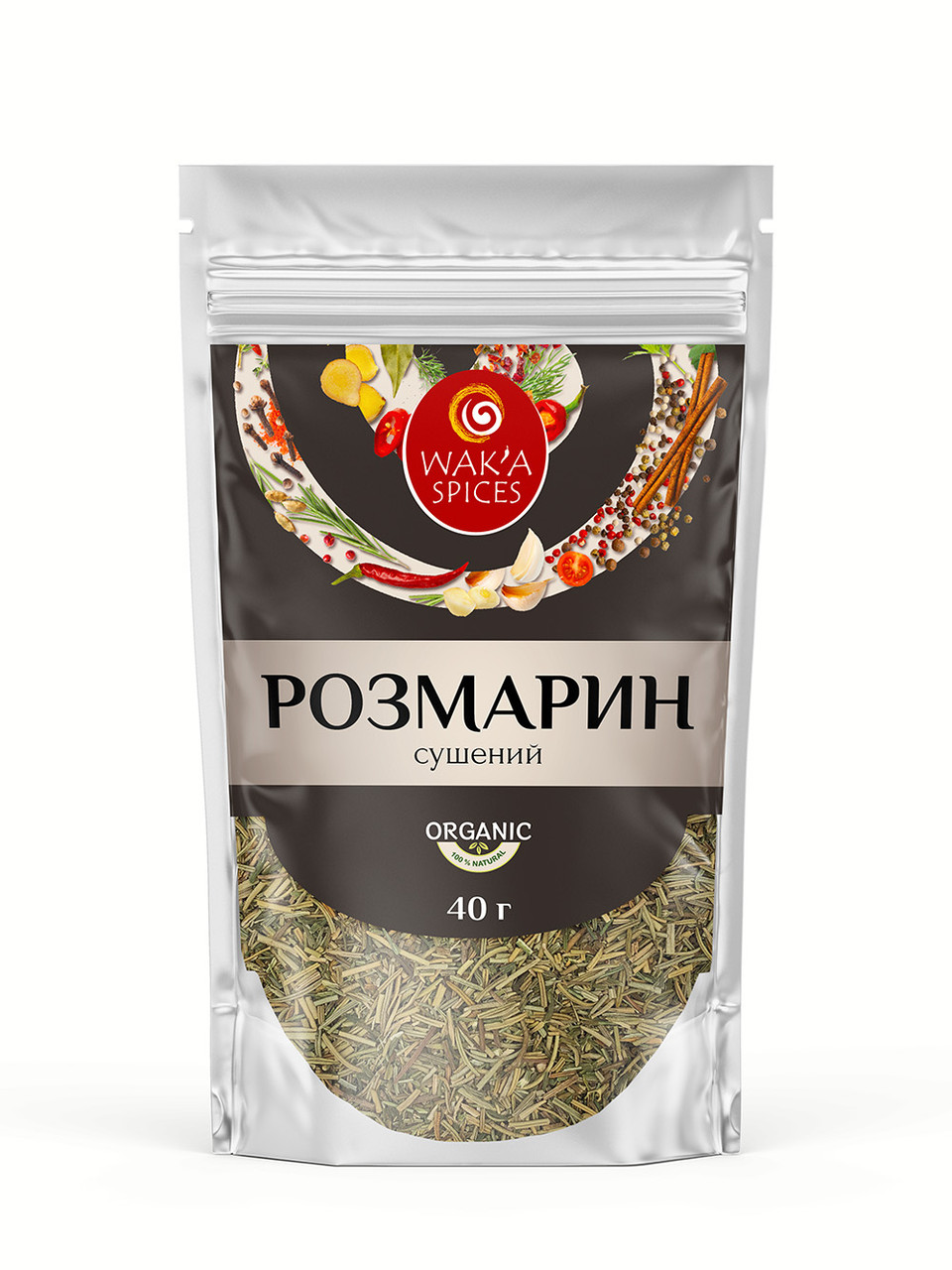 Розмарин сушений зелень TM WAK`A, 40г