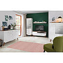 Вітрина у вітальню з ДСП REG1D1W Тата Gerbor Нiмфеа альба/Горіх верона, фото 6