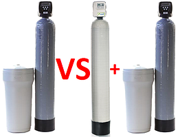 Система Ecomix Ecosoft VS Фільтр пристрій для усунення залізних і Фільтр пом'якшувач води