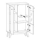 Вітрина у вітальню з ДСП REG1D1W Тата Gerbor Нiмфеа альба/Горіх верона, фото 8