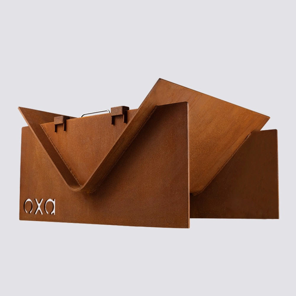 Гриль-вогнище OXA Corner з CorTen (чаша кострова)