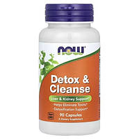 Детоксикація та очищення Detox & Cleanse 90 капс Now Foods USA