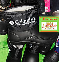 Гумові сноубутсы-дутики чоловічі на хутрі Columbia (чоботи, черевики)