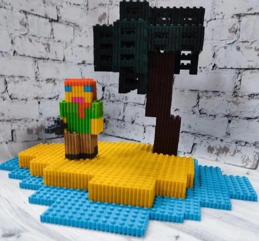 Конструктор піксельний Безлюдний острів