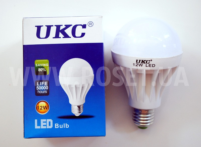 Світлодіодна енергозберігаюча лампочка - UKC LED Bulb 12W E27