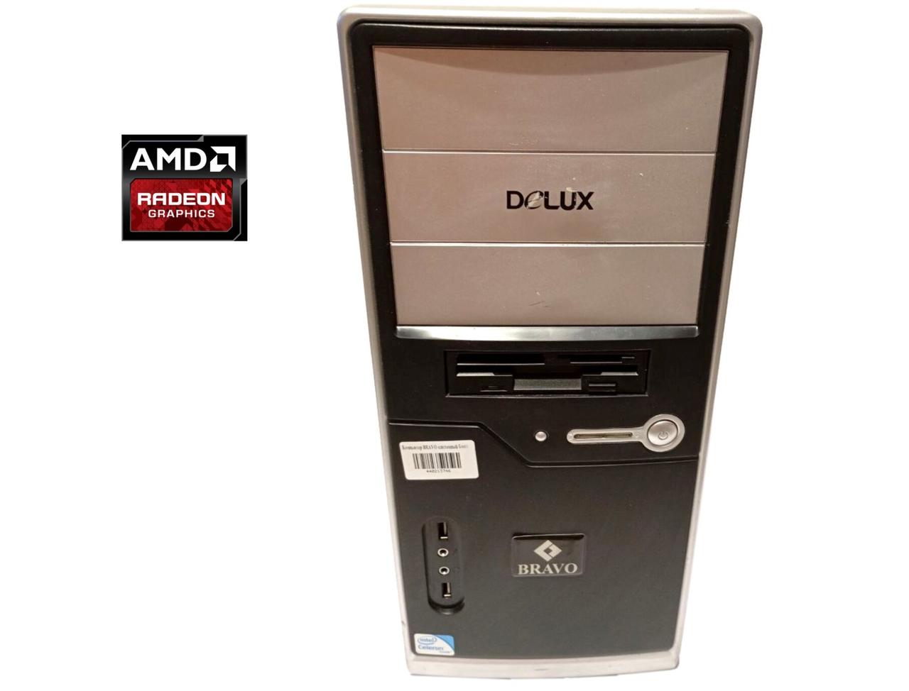 Комп'ютер Б-клас Delux Bravo MT/ Athlon II X2 250/ 4 GB RAM/ 128 GB SSD/ Radeon HD 3650 512MB/ 400W