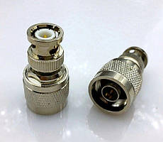 Перехідник BNC-male (штир) - N-male (штир)