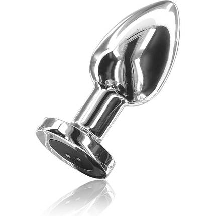 Анальна пробка з вібрацією ToyJoy The Glider, металева, срібна, Large, фото 1