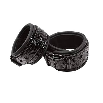 Наручники NS Novelties Wrist Cuffs, чорний, фото 1