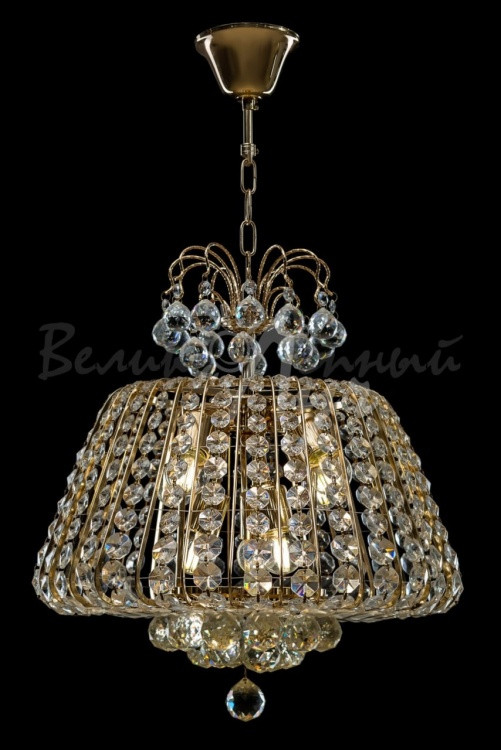 Сучасна кришталева стельова люстра L0271/8, фото 1