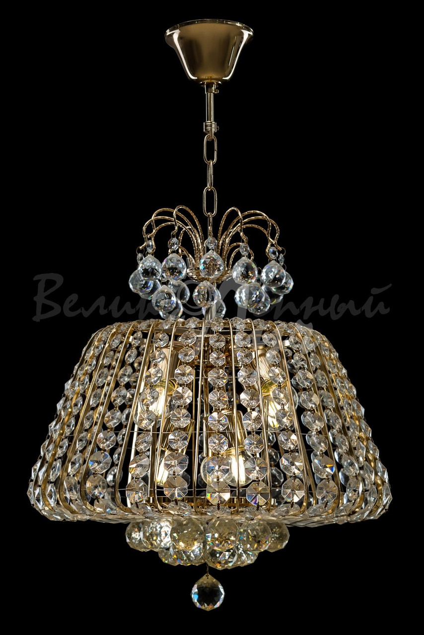 Сучасна кришталева стельова люстра L0271/7, фото 1