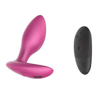 Анальна смарт-вібропробка We-Vibe Ditto+ Cosmic Pink, 10 режимів, пульт дистанційного керування, фото 1
