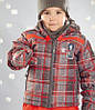 Зимовий термокостюм для хлопчика від 1 до 3,5 років р. 80-104 (куртка, напівкомбінезон, рукавиці) ТМ Perlim Pinpin VH234C, фото 2