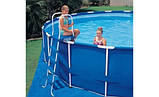 Басейн з комплектом 457х107 см, Metal Frame, Intex 28234/54940/28734, фото 6