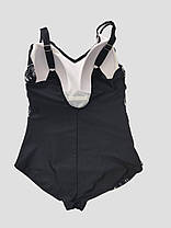 Купальник 2025 слитный 7117 Ксюша синий с белым(В НАЛИЧИИ ТОЛЬКО 54 56 58 60 62 УКР р-ры), фото 3