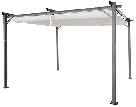 Навіс-альтанка для дачі 3х4 Sprint Hardmaister Антрацит/Білий, фото 1