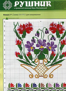 Схеми для рушників. ВМ-Р03 ( з приватної кол. Матковської)
