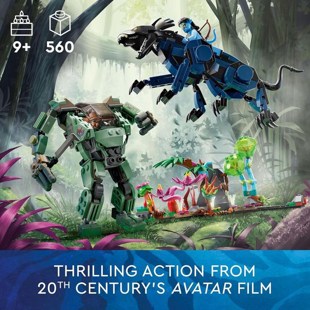 LEGO Avatar 75571 Нейтірі та Танатор проти Куарітча у скафандрі УМП 75571