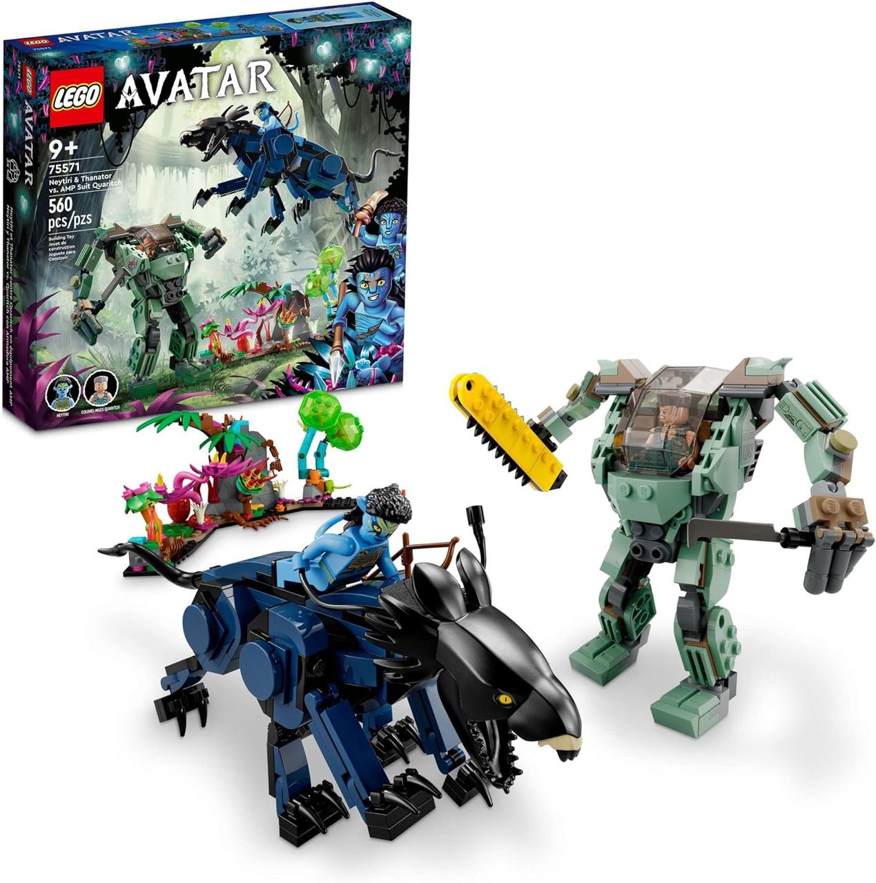 LEGO Avatar 75571 Нейтірі та Танатор проти Куарітча у скафандрі УМП