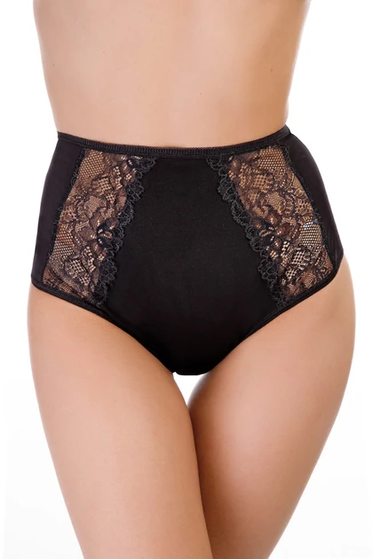 Шорти жіночі труси бріфи, максі ORO 2211 Elizabetta nero 4XL