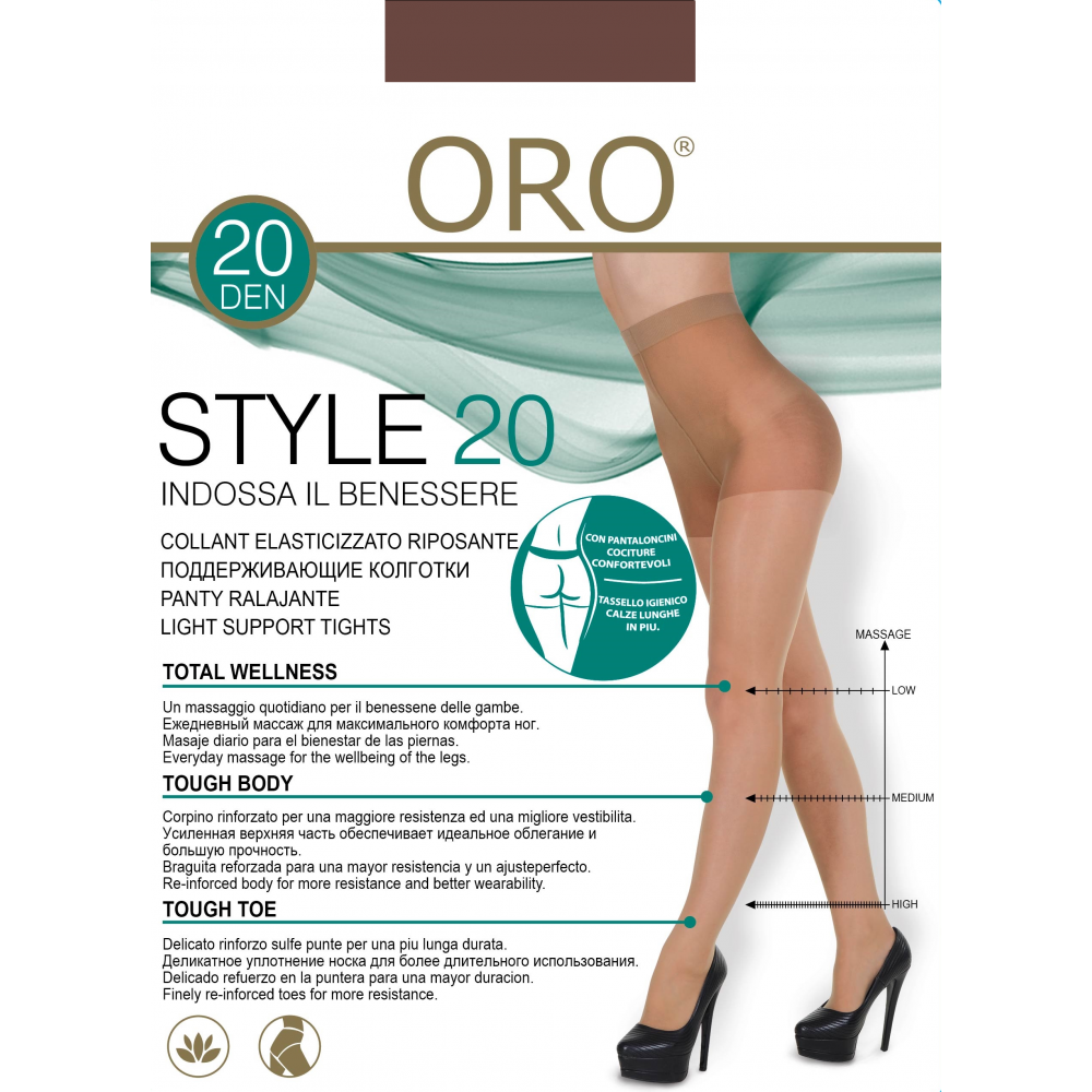 Колготки жіночі ORO STYLE 20 DEN lion 2