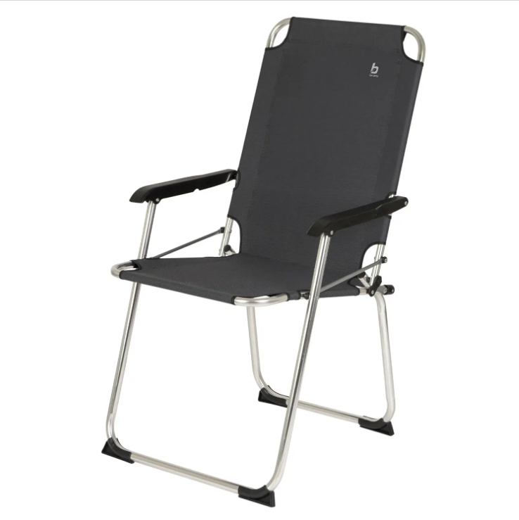 Крісло Туристичне Розкладне Bo-Camp Copa Rio Comfort XXL Graphite (1211961) Кемпінгове Складне Крісло для риболовлі, фото 1