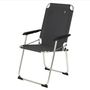 Крісло Туристичне Розкладне Bo-Camp Copa Rio Comfort XXL Graphite (1211961) Кемпінгове Складне Крісло для риболовлі