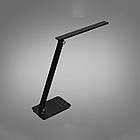 Настільна лампа світлодіодна сенсорна 6 Вт колір каркаса чорний D-6613P BK, фото 5