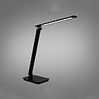 Настільна лампа світлодіодна сенсорна 6 Вт колір каркаса чорний D-6613P BK, фото 2