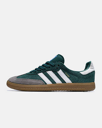 Жіночі Кросівки Adidas Samba OG Collegiate Green Gum / Адідас Самба ОГ Гам Коліджет Зелені, фото 1