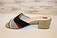 Шльопанці жіночі бежеві на підборах Уцінка (читайте опис) Б1637, фото 2
