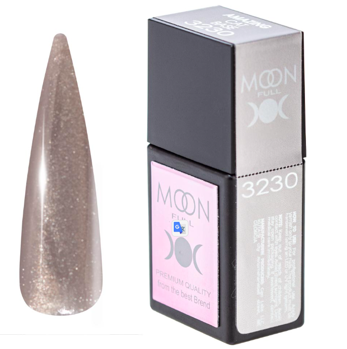 Кольорова база для нігтів Moon Full Amazing Cat 12ml No3230, фото 1
