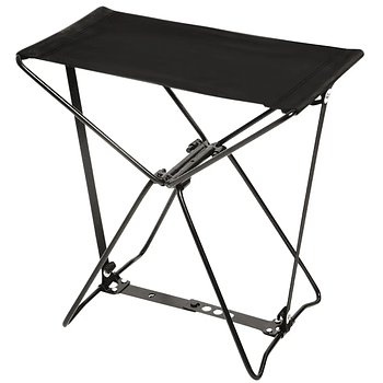 Стілець Туристичний Розкладний Bo-Camp Fishing Stool Compact Black (1204580) Кемпінговий Складаний Стільчик для риболовлі